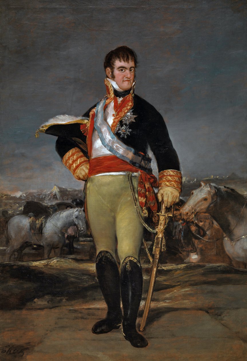 Ferdinand VII (1815) (olej na plátně) od Francisco Jose de Goya y Lucientes