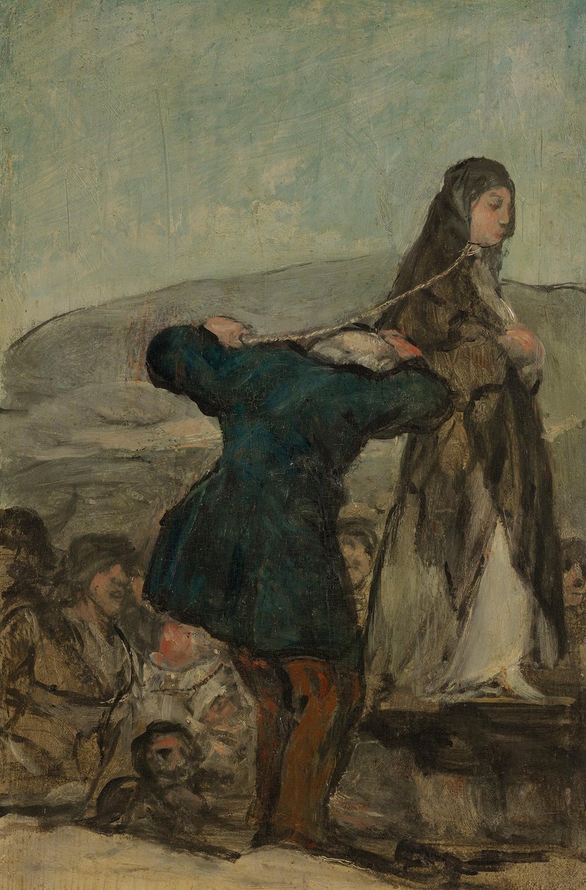 Poprava čarodějnic od Francisco Jose de Goya y Lucientes