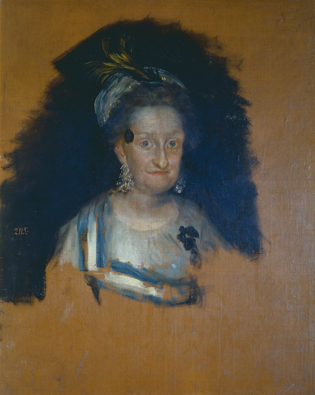 Infanta Maria Josefa, předběžná skica ke skupinovému portrétu Rodina Karla IV od Francisco Jose de Goya y Lucientes