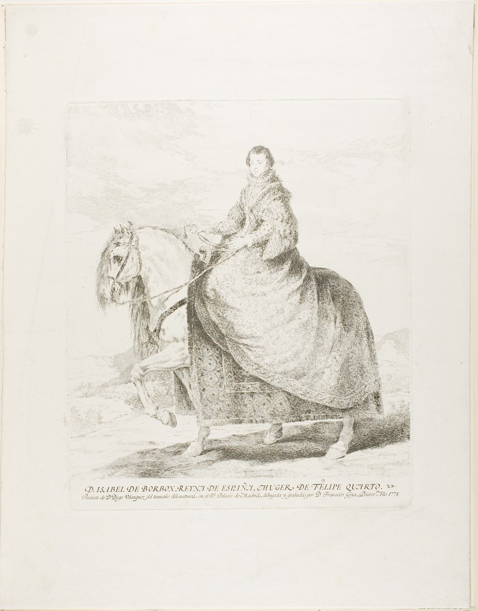 Isabella Bourbonská od Francisco Jose de Goya y Lucientes