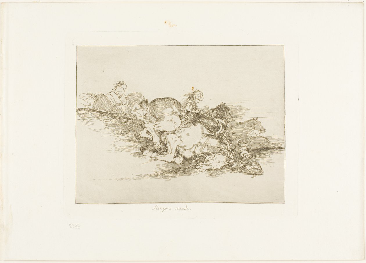 It Always Happens, deska osm z The Disasters of War od Francisco Jose de Goya y Lucientes