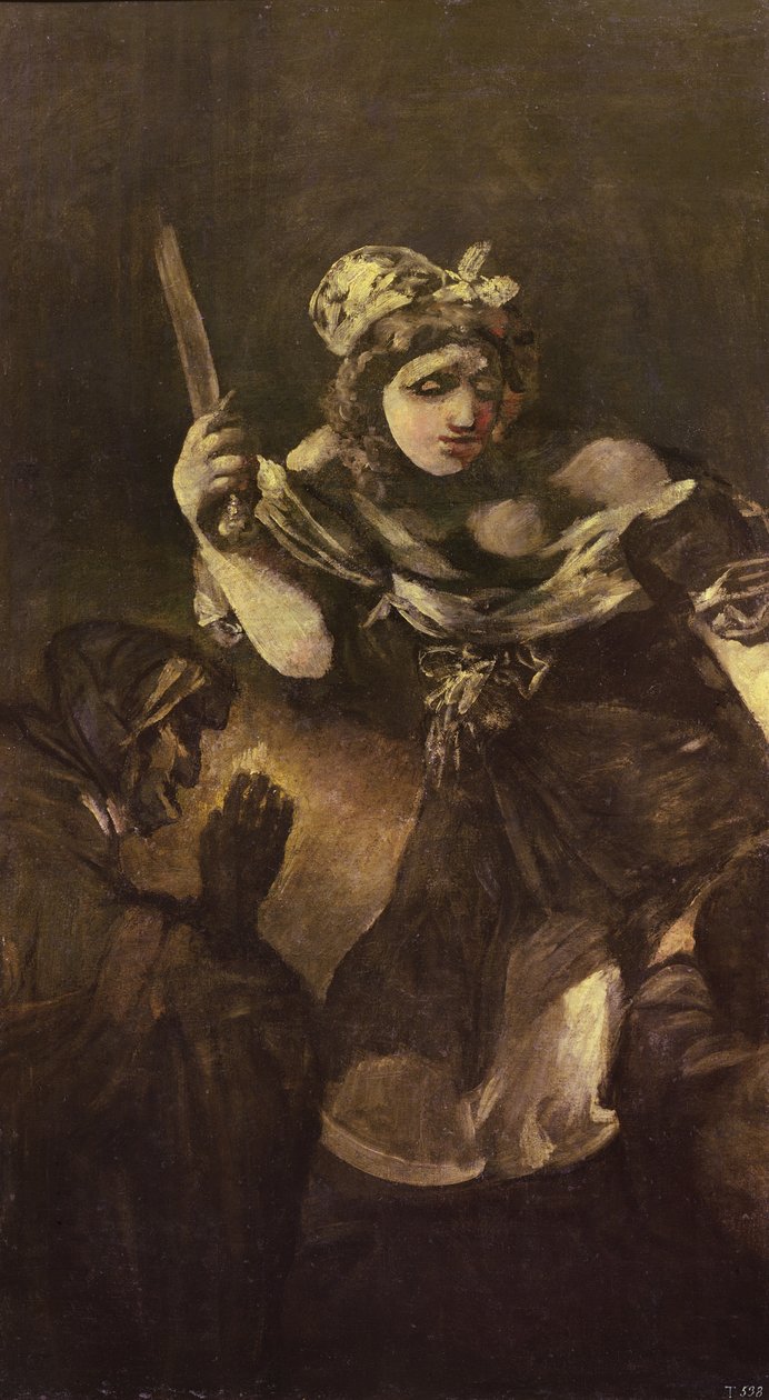 Judith a Holofernes, kolem 1819-23 (olej na plátně) od Francisco Jose de Goya y Lucientes