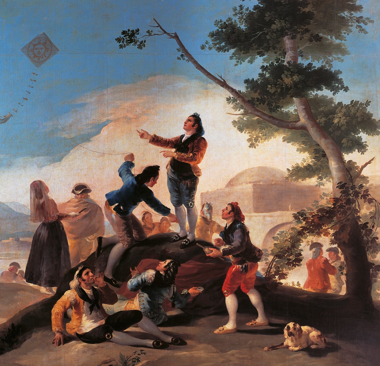 papírový drak od Francisco Jose de Goya y Lucientes