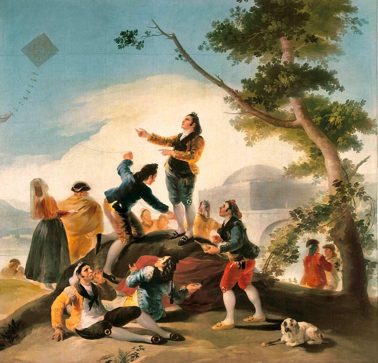 papírový drak od Francisco de Goya