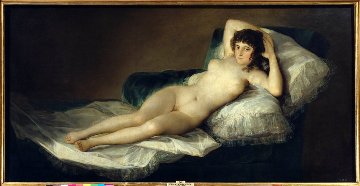 Nahá Maja, c. 1800 (olej na plátně) od Francisco Jose de Goya y Lucientes