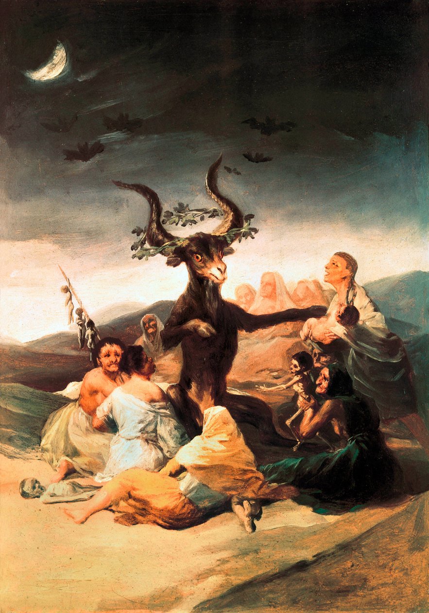 "Sabat čarodějnic"" od Francisco de Goya