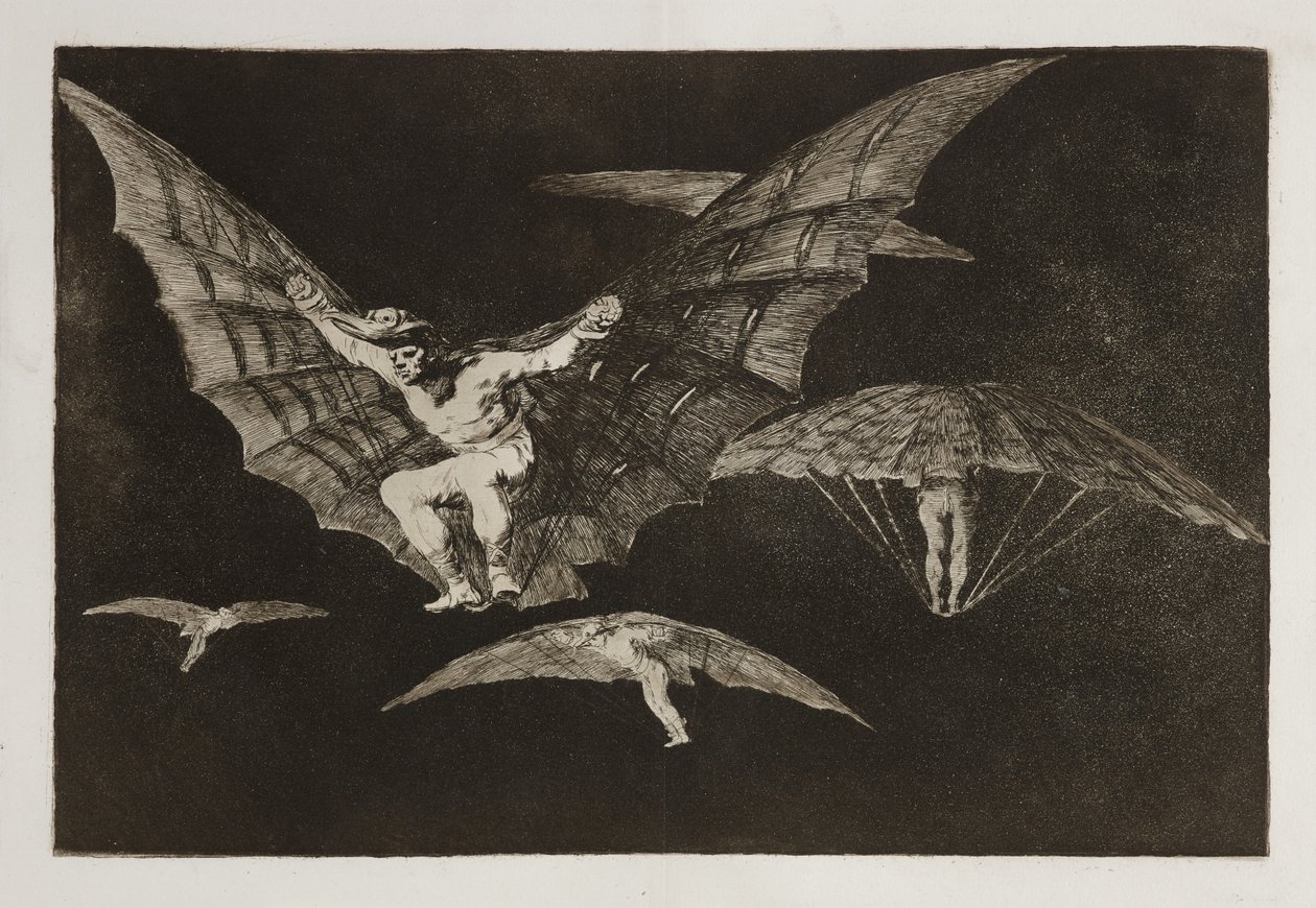 Modo de volar (způsob létání) od Francisco Jose de Goya y Lucientes