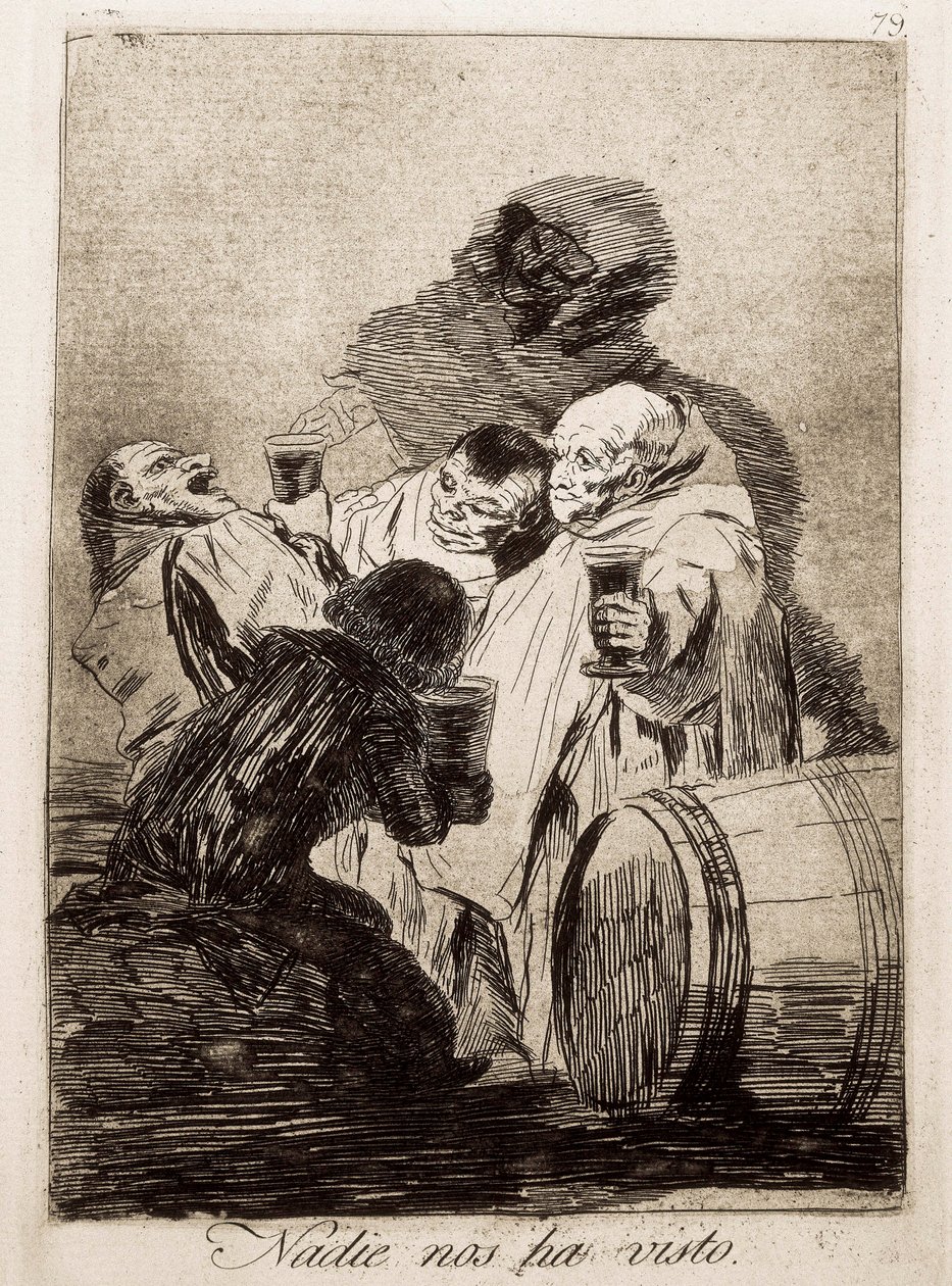 nikdo nás neviděl od Francisco de Goya