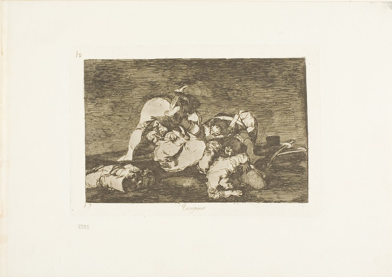 Ani tyhle, deska deset z The Disasters of War od Francisco Jose de Goya y Lucientes