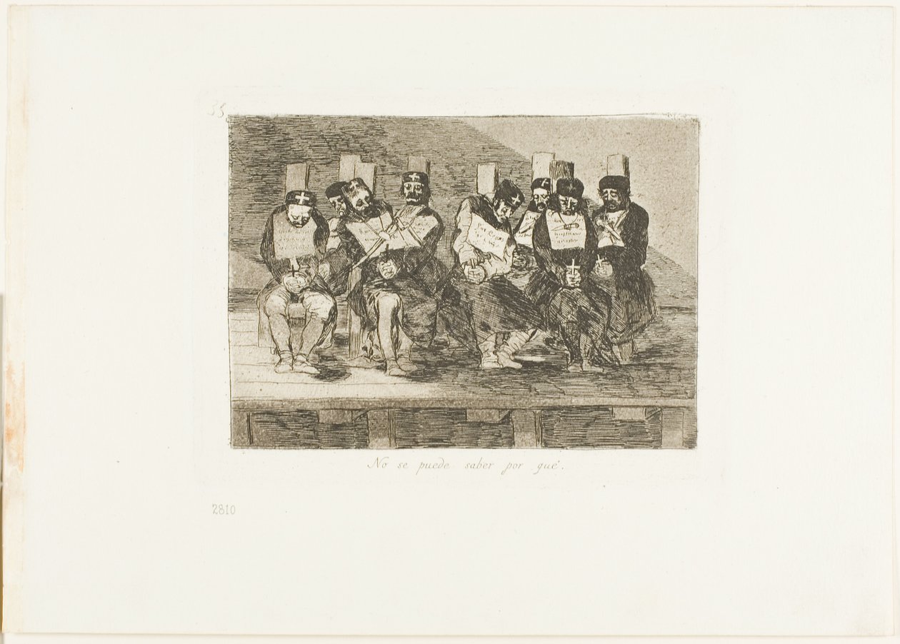 Nelze říci proč, deska 35 z knihy Válečné katastrofy od Francisco Jose de Goya y Lucientes