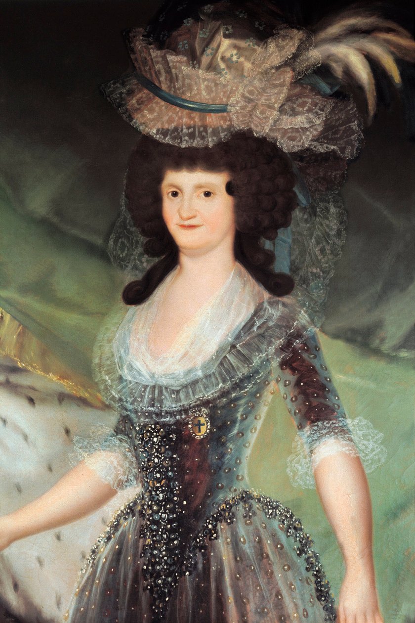Portrét Marie Louise Parmské (Maria Luisa de Parma od Francisco Jose de Goya y Lucientes