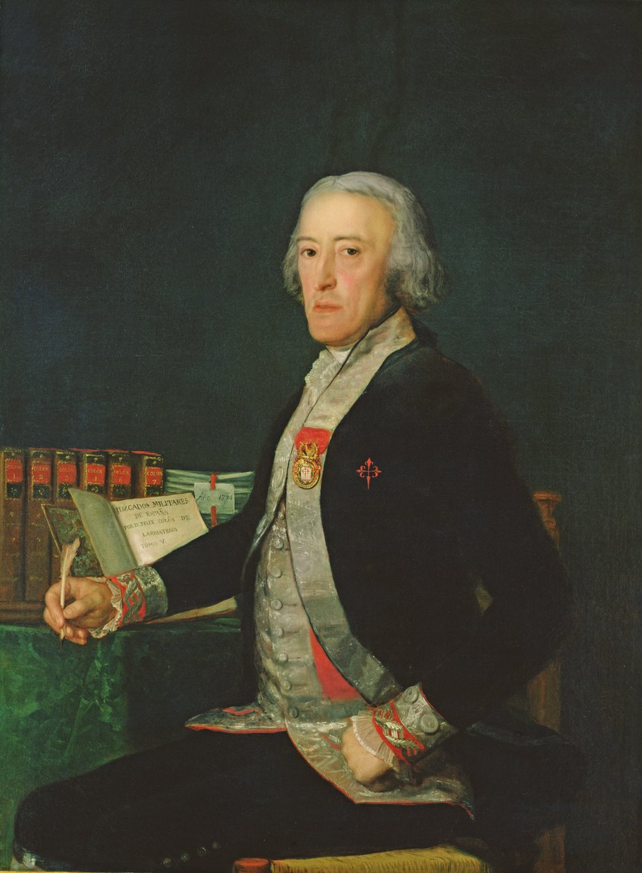 Portrét Felixe Colon de Larriategui od Francisco Jose de Goya y Lucientes