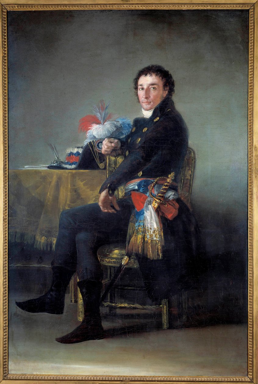 Portrét Ferdinanda Guillemardeta, velvyslance Francie ve Španělsku (1765-1809) Obraz Francisco de Goya (1746-1828) 19. století Sun. 1,86x1,24 m - Portrét Ferdinanda Guillemardeta, velvyslance Francie ve Španělsku (1765-1809). Obraz Francisco de od Francisco de Goya