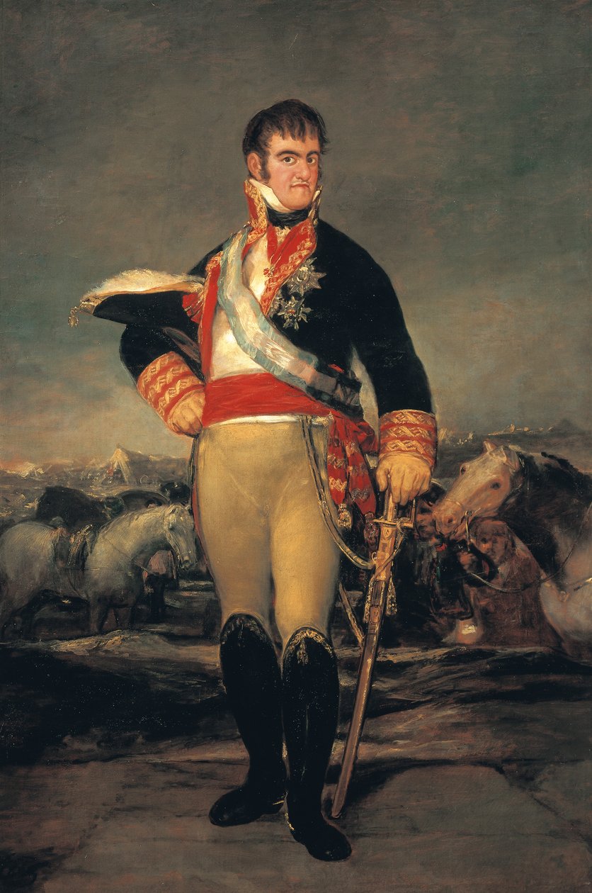 Portrét Ferdinanda VII. (San Lorenzo de El Escorial od Francisco Jose de Goya y Lucientes
