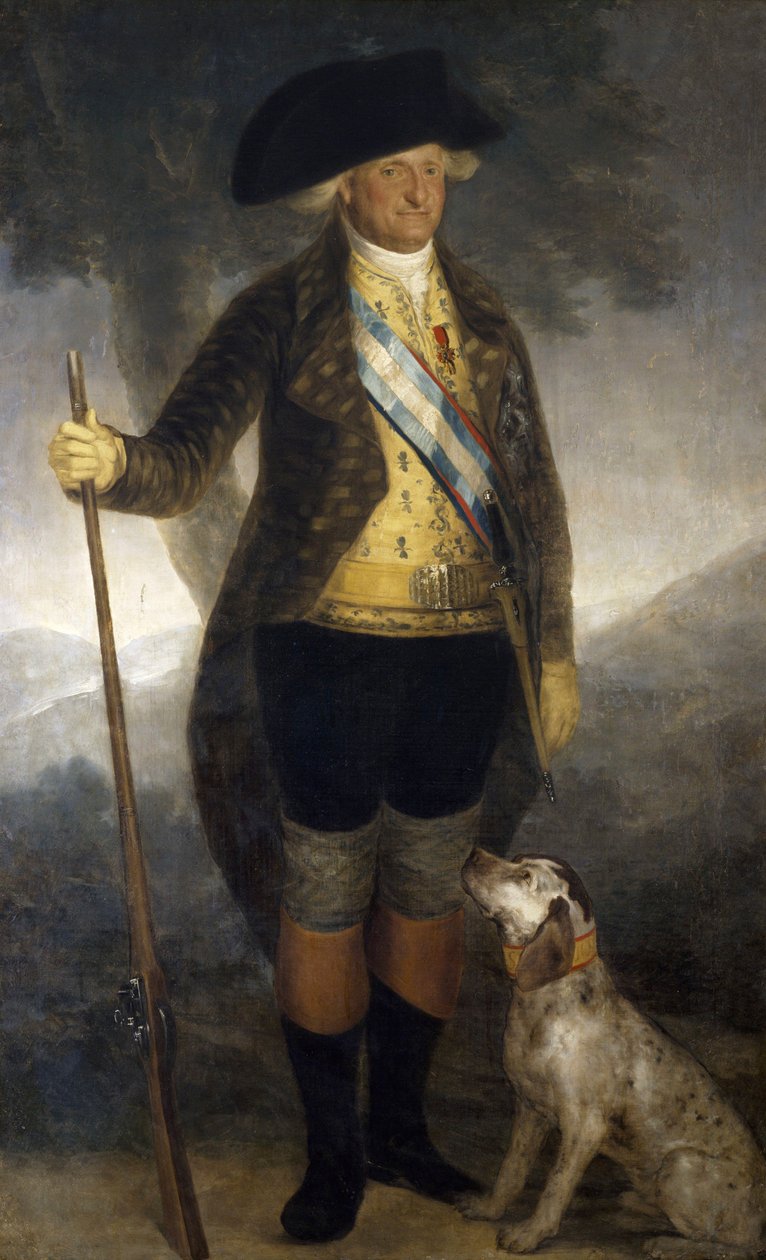 Portrét španělského krále Karla IV. (1749-1819), konec 18. století, od Francisca Goyi, olej na plátně, 209x126 cm od Francisco Jose de Goya y Lucientes