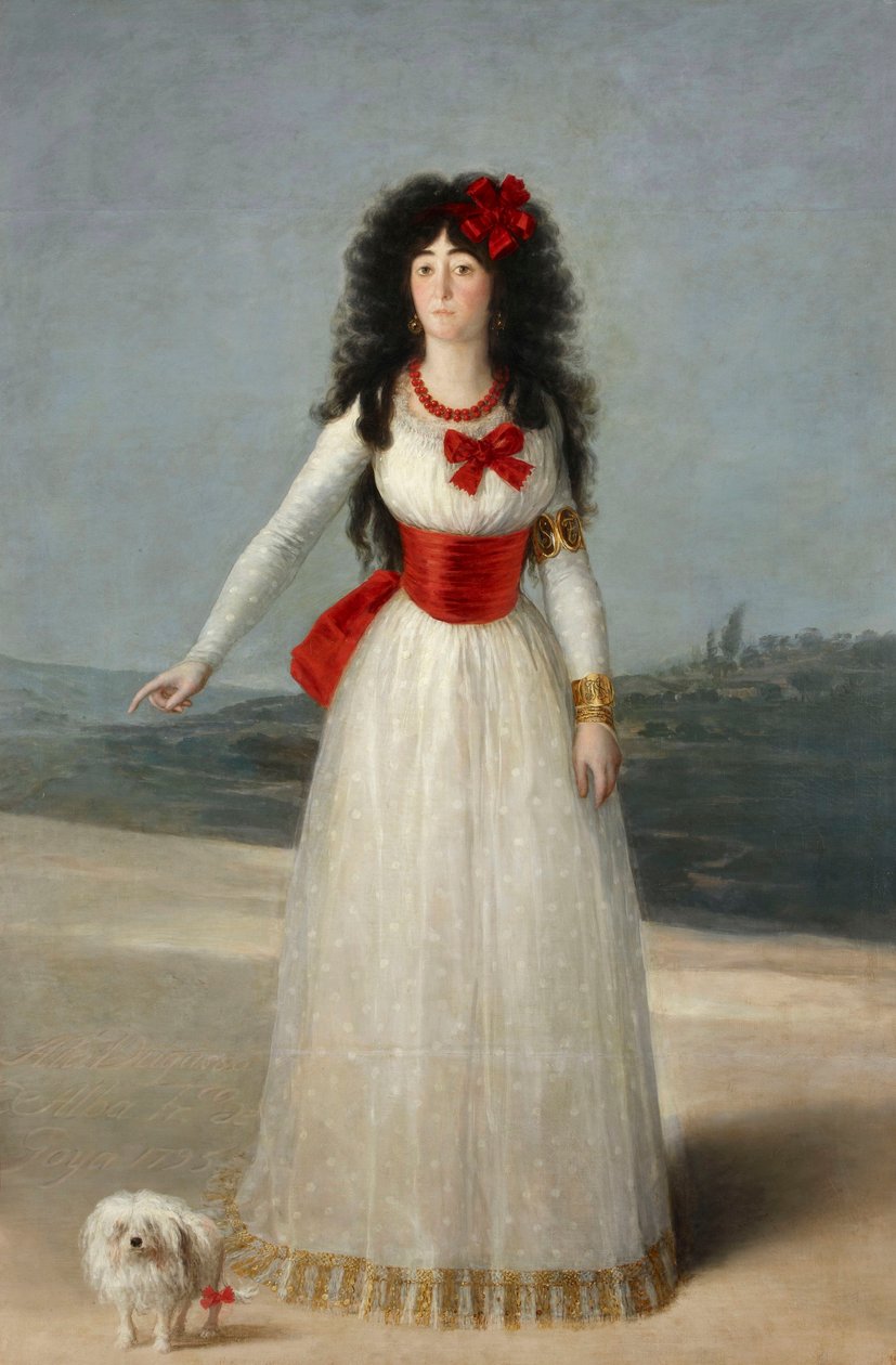Portrét Marie Cayetana de Silva (1762-1802) vévodkyně d