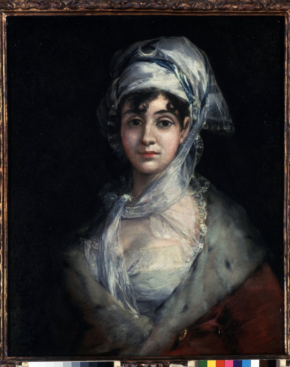 Portrét herečky Antonie Zarate od Francisco de Goya