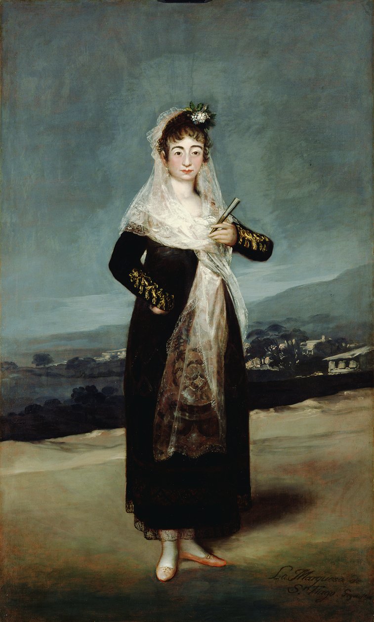 Portrét markýze ze Santiaga od Francisco de Goya