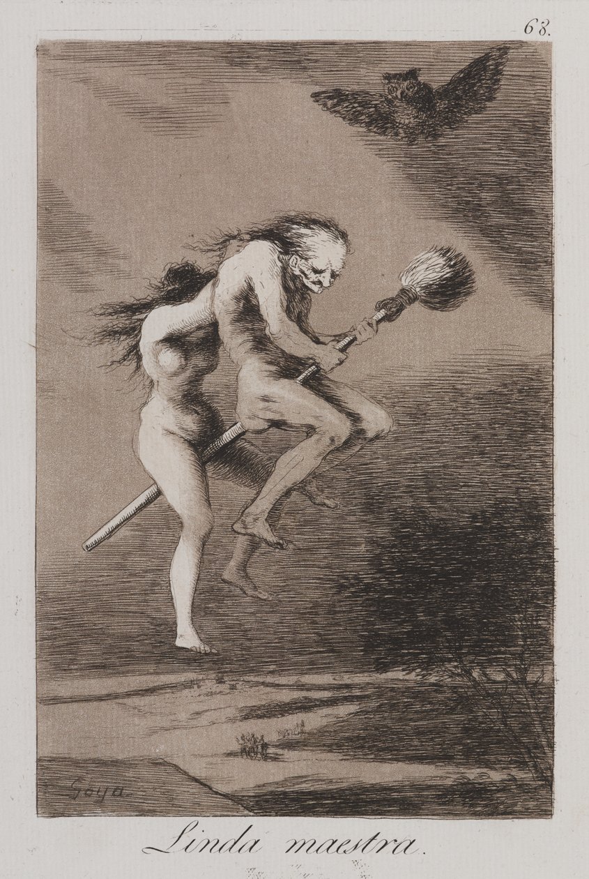 Krásná učitelka! (Linda maestra!) od Francisco de Goya