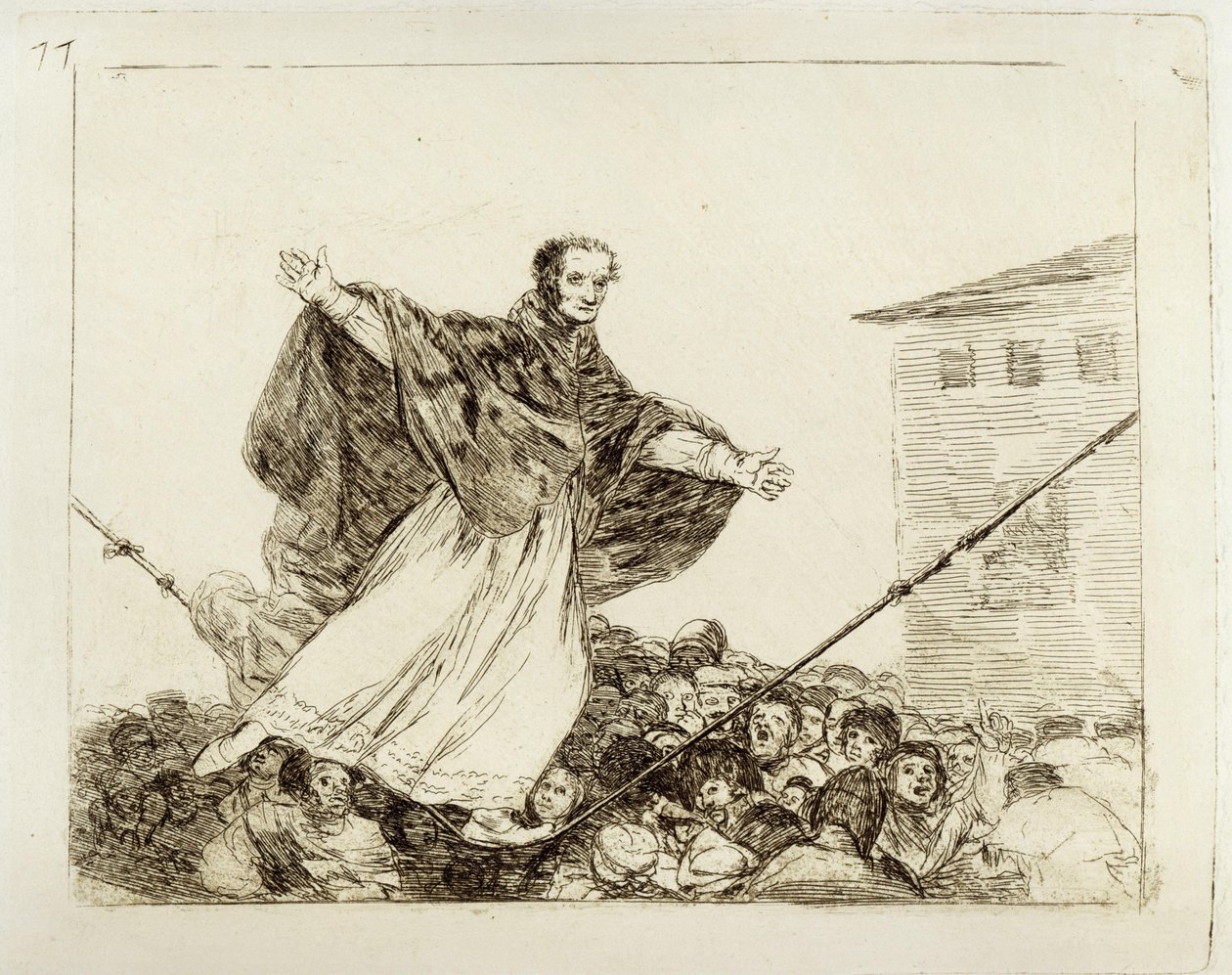 Jak se přetrhne provaz (Válečné katastrofy 77) od Francisco Jose de Goya y Lucientes