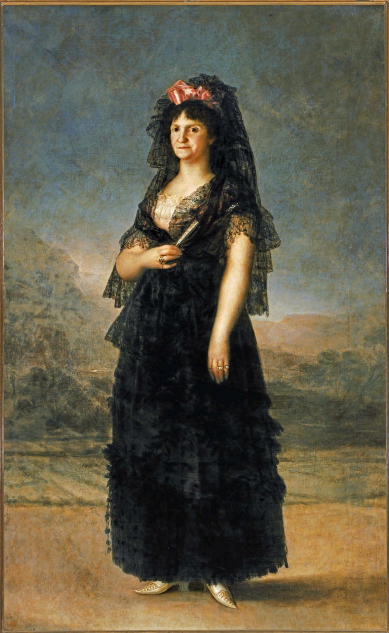 Královna Marie Luisa ... (malba na plátně) od Francisco Jose de Goya y Lucientes