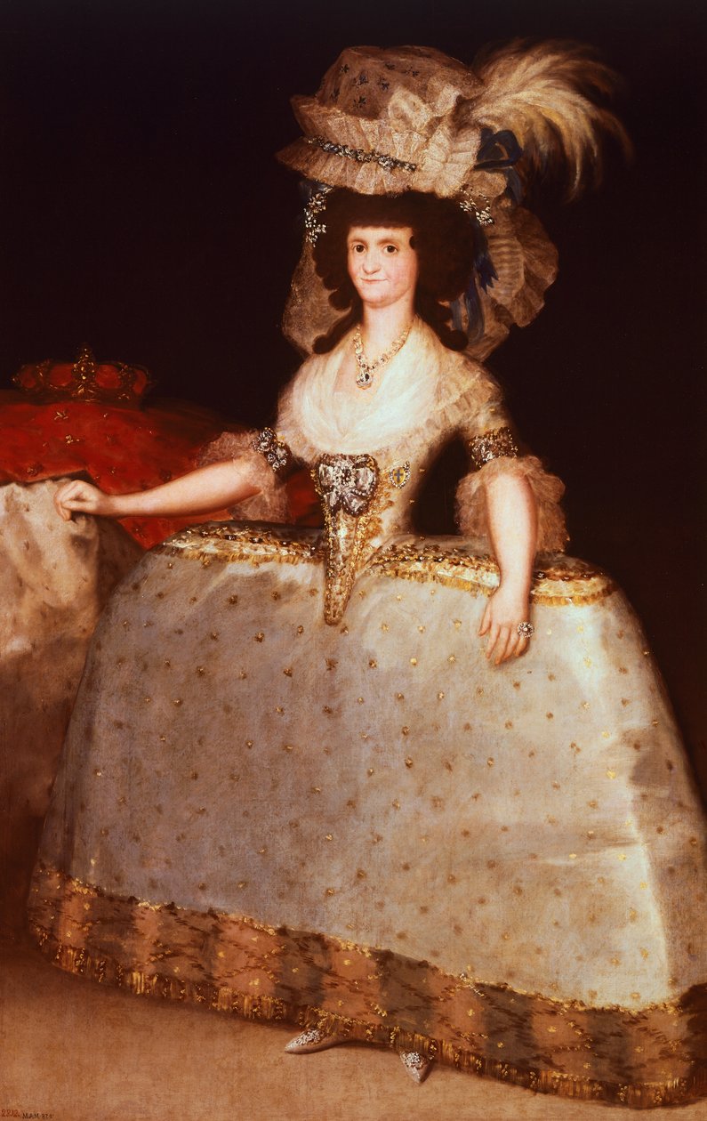 Královna Mary Louise od Francisco Jose de Goya y Lucientes