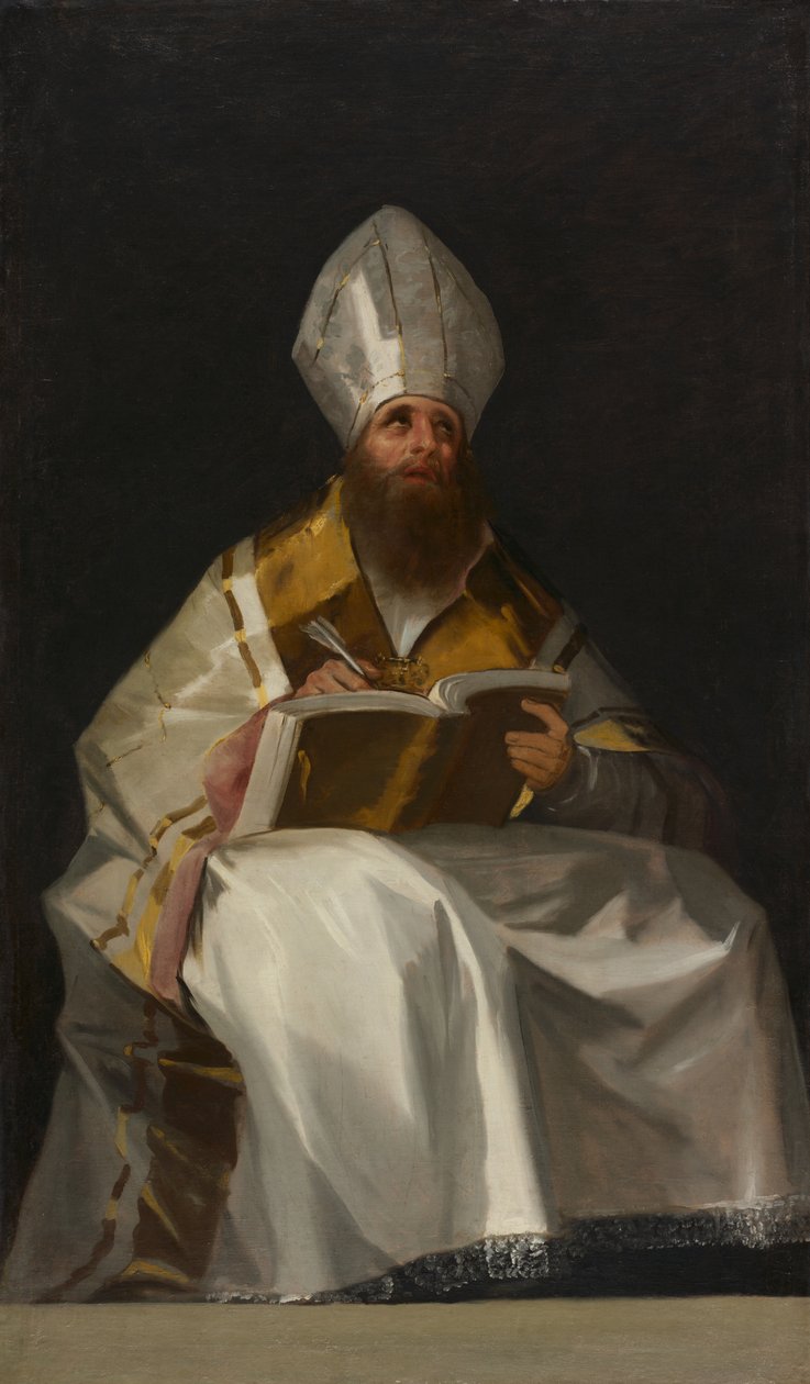 Svatý Ambrož, kolem 1796-1799 od Francisco de Goya