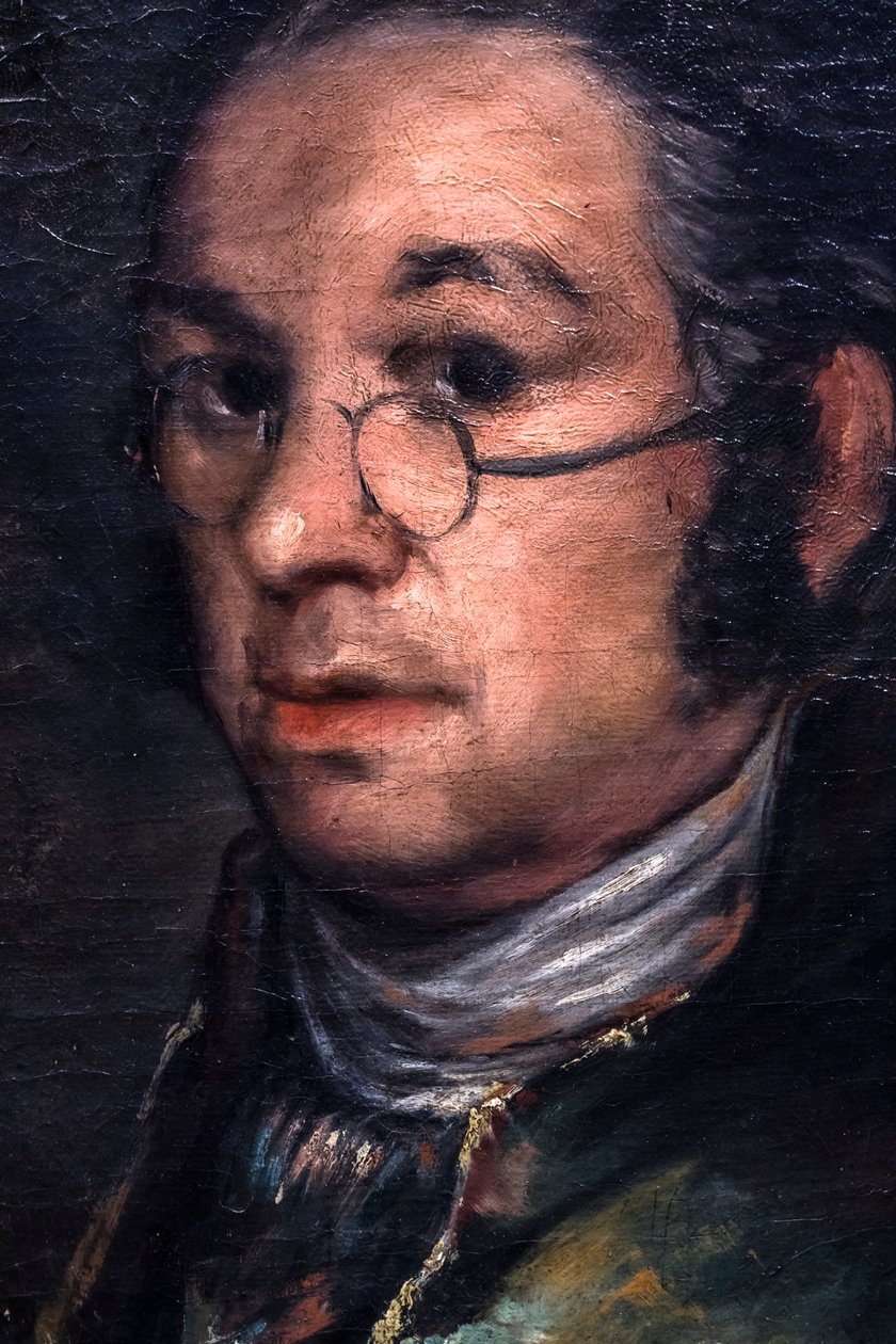 Autoportrét s brýlemi, kolem roku 1800 (olej na plátně) od Francisco Jose de Goya y Lucientes
