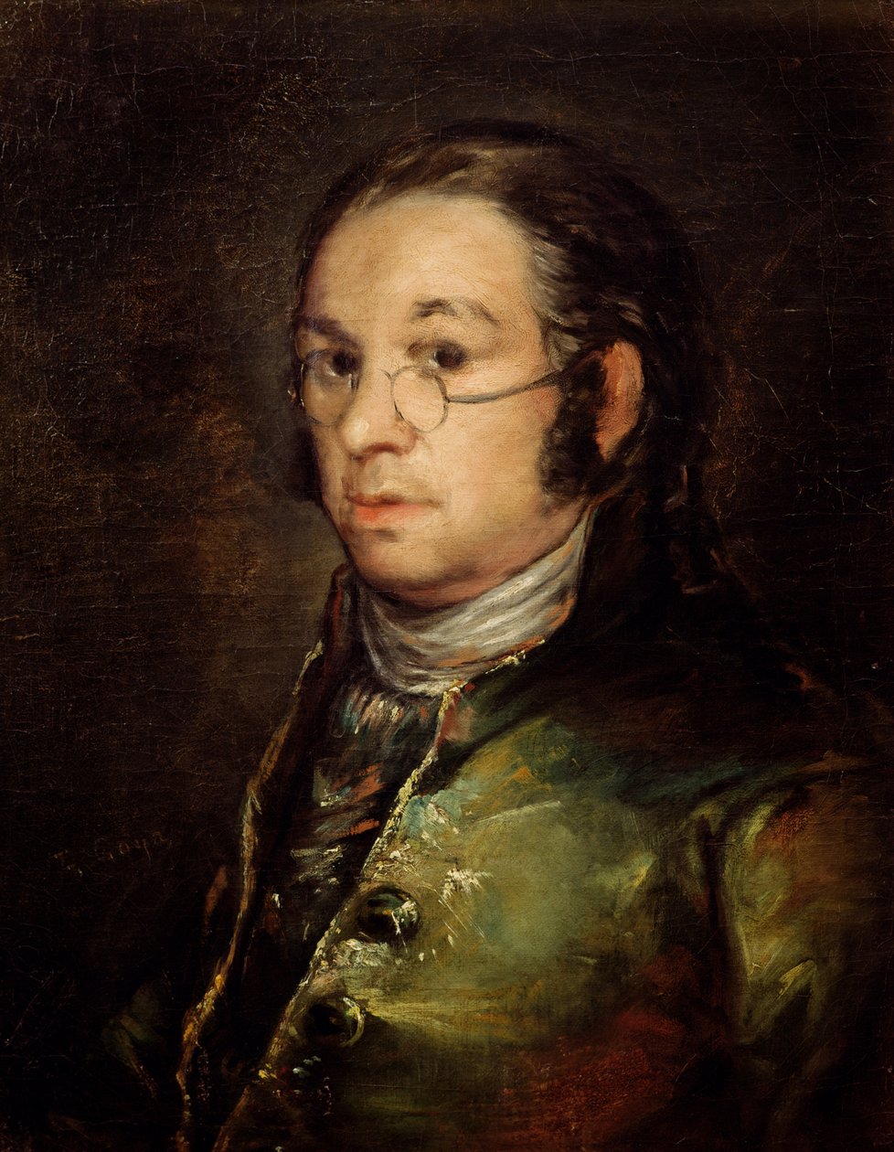 Autoportrét s brýlemi od Francisco de Goya