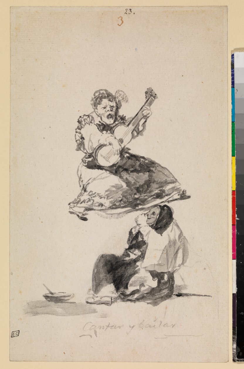 Zpěv a tanec od Francisco de Goya
