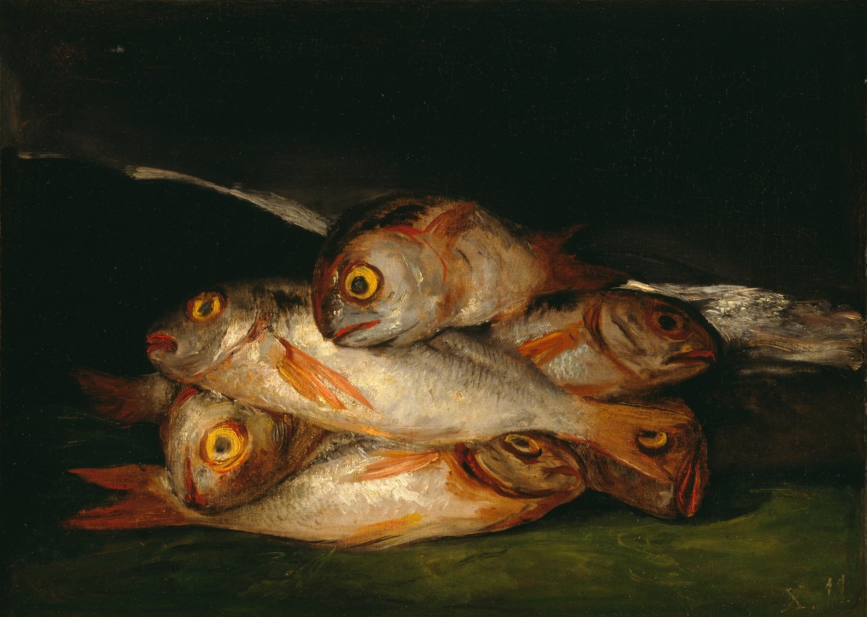 Zátiší se zlatým cejnem od Francisco de Goya