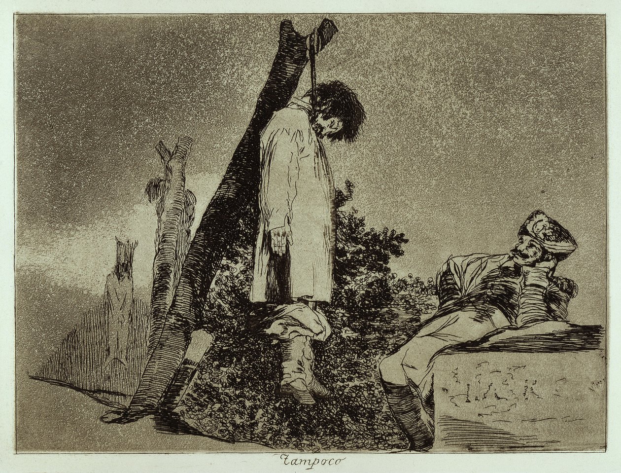 Ani to ne (Hrůzy války 36) od Francisco Jose de Goya y Lucientes