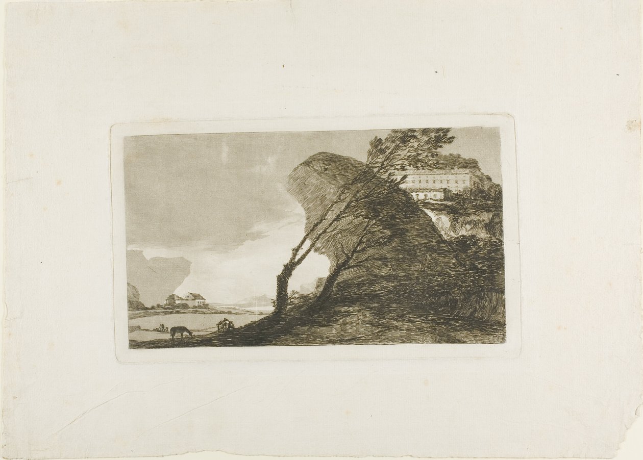 Velká skála od Francisco Jose de Goya y Lucientes