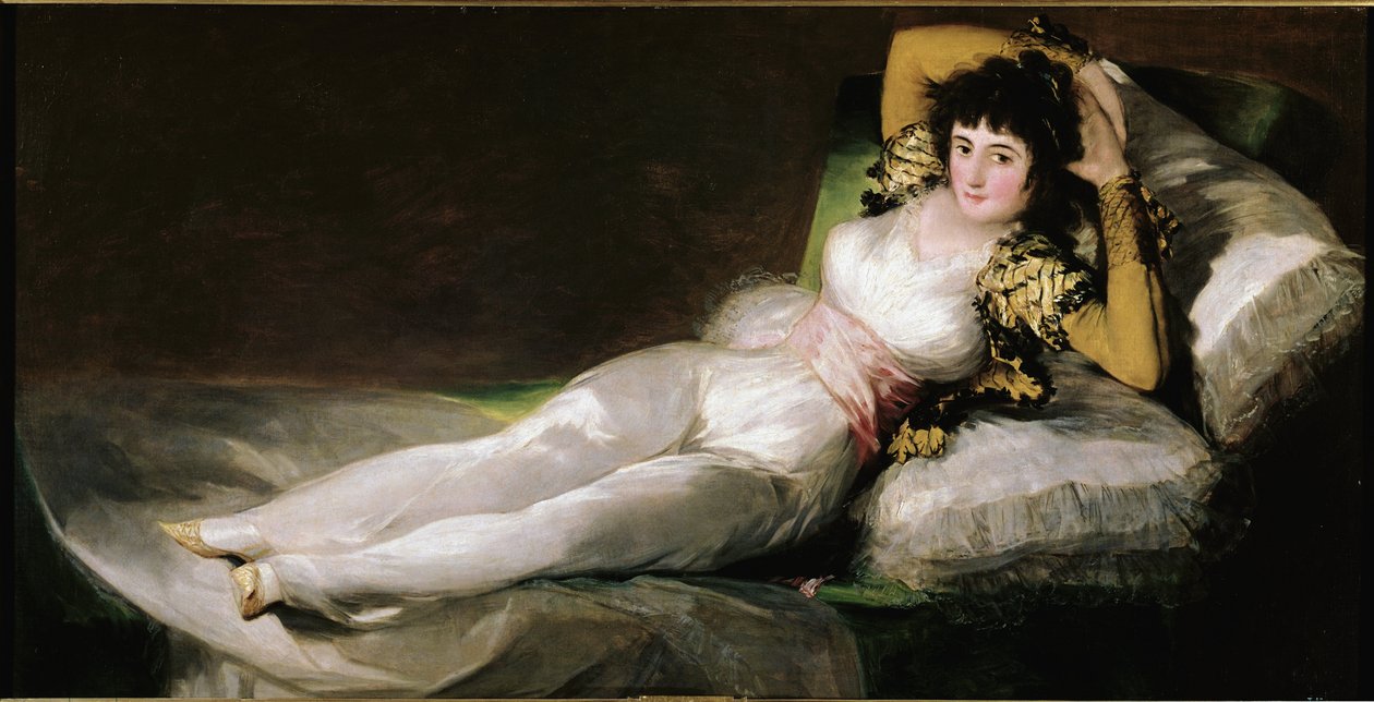 Oděná Maja od Francisco Jose de Goya y Lucientes