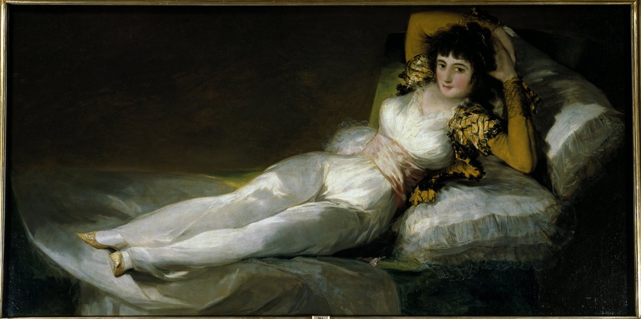 Oděná Maja, asi 1798-1805 (olej na plátně) od Francisco Jose de Goya y Lucientes