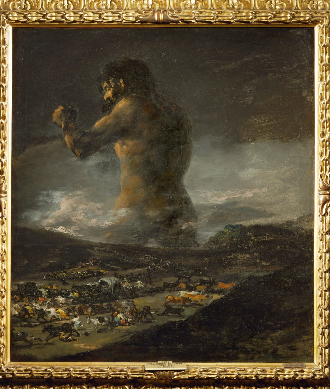 Kolos ... (malba na plátně) od Francisco Jose de Goya y Lucientes