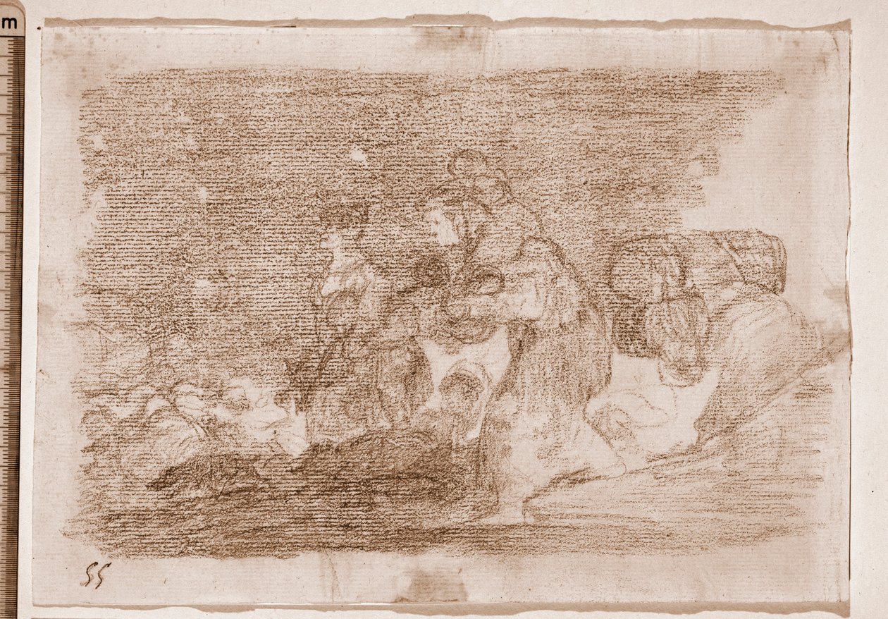 The Disasters of War : A tohle taky (přípravná kresba od Francisco de Goya