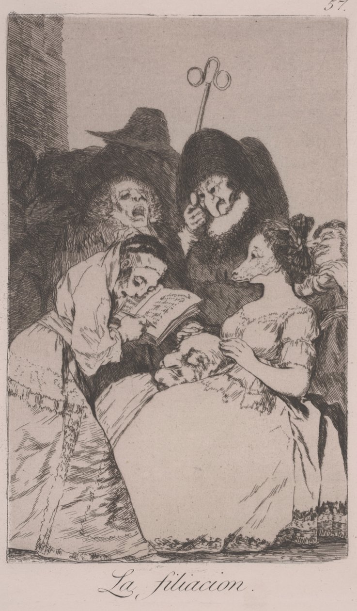 Filiation od Francisco de Goya
