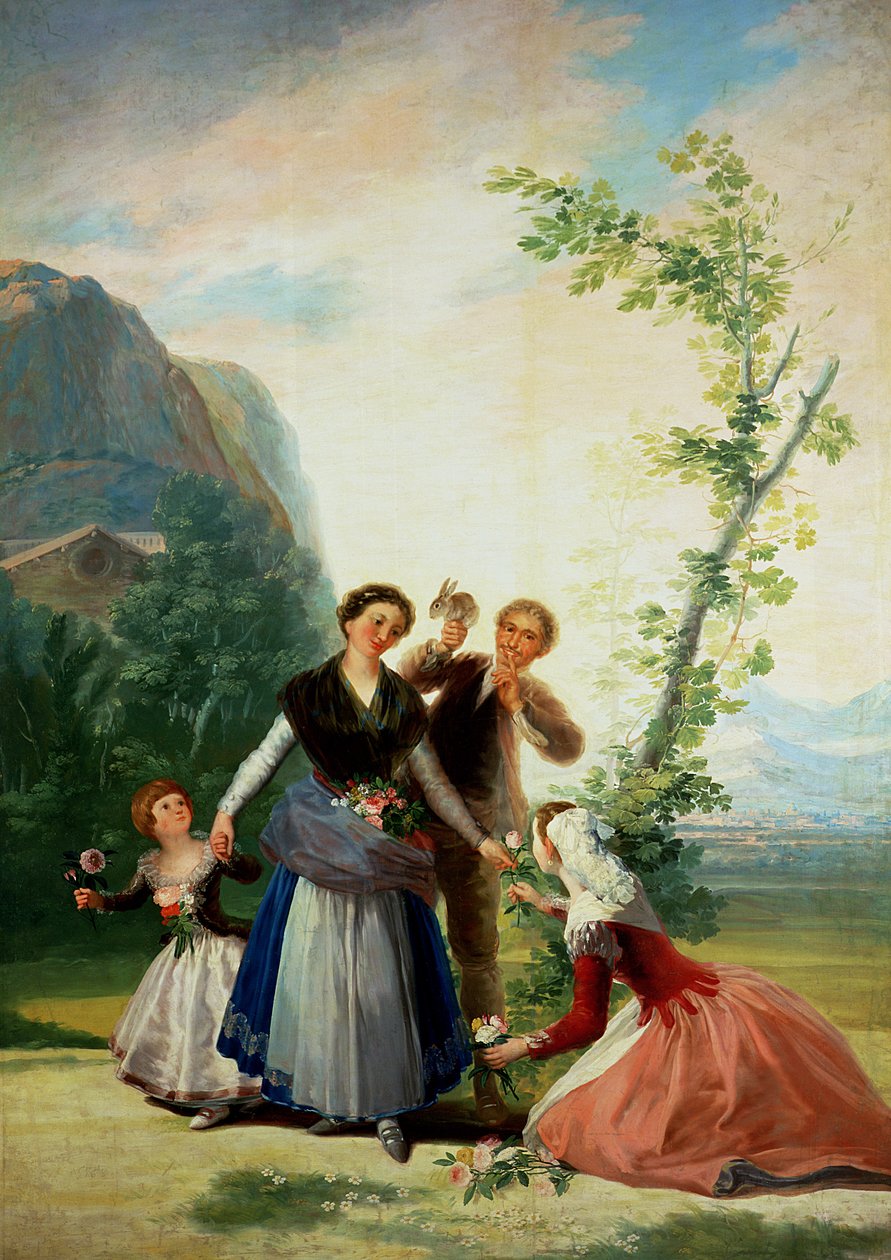 Květinářství nebo jaro od Francisco de Goya