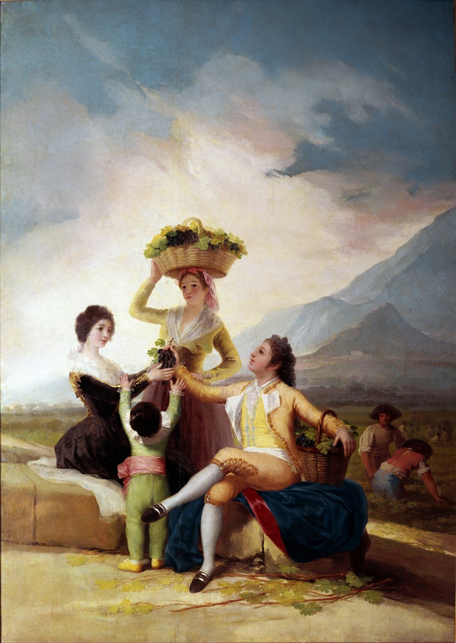 Sklizeň (olej na plátně od Francisco de Goya