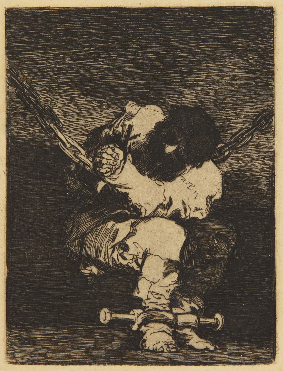 Malý vězeň (Delteil XIV, č. 31; Harris 26) od Francisco Jose de Goya y Lucientes
