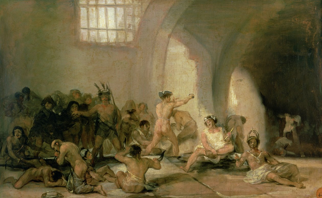 Blázinec od Francisco de Goya