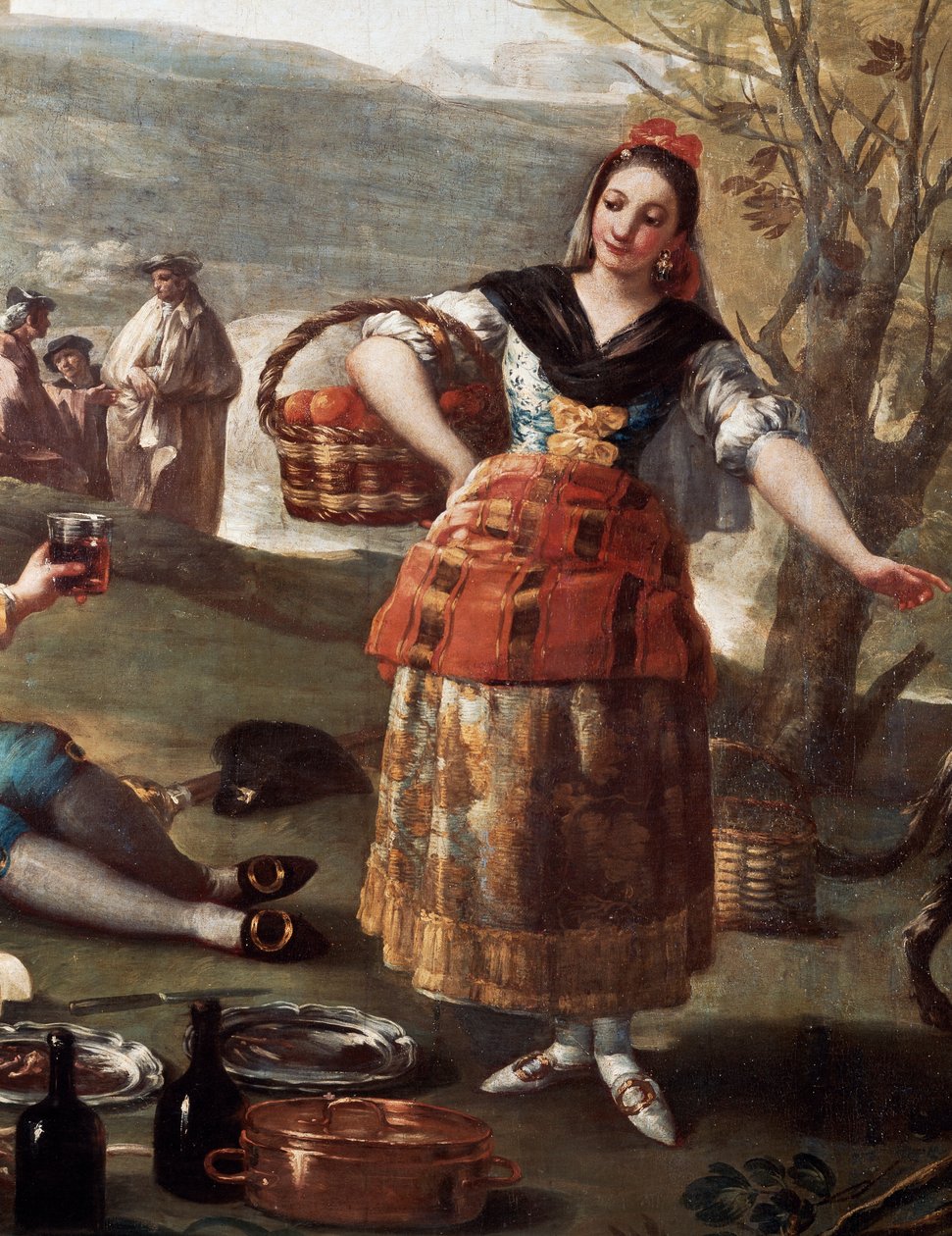 Oranžový prodejce od Francisco Jose de Goya y Lucientes