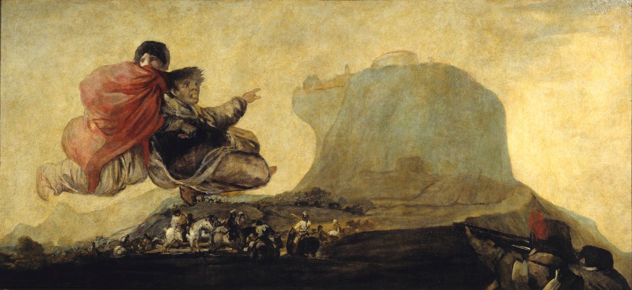 Šabat čarodějnic nebo Fantastická vize El Aquelarre. Obraz Francisco de Goya (1746-1828) 1819-1823 Sun. 1,23x2,65 m Madrid, muzeum Prado od Francisco de Goya