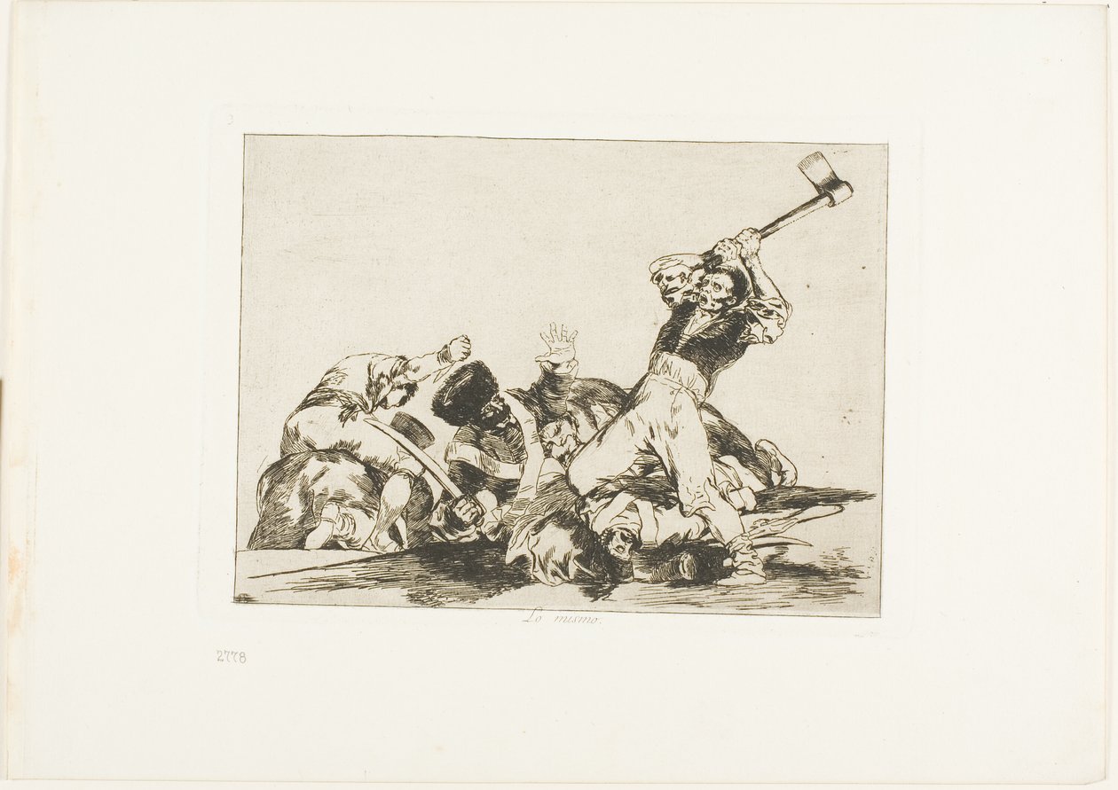 To samé, deska tři z The Disasters of War od Francisco Jose de Goya y Lucientes