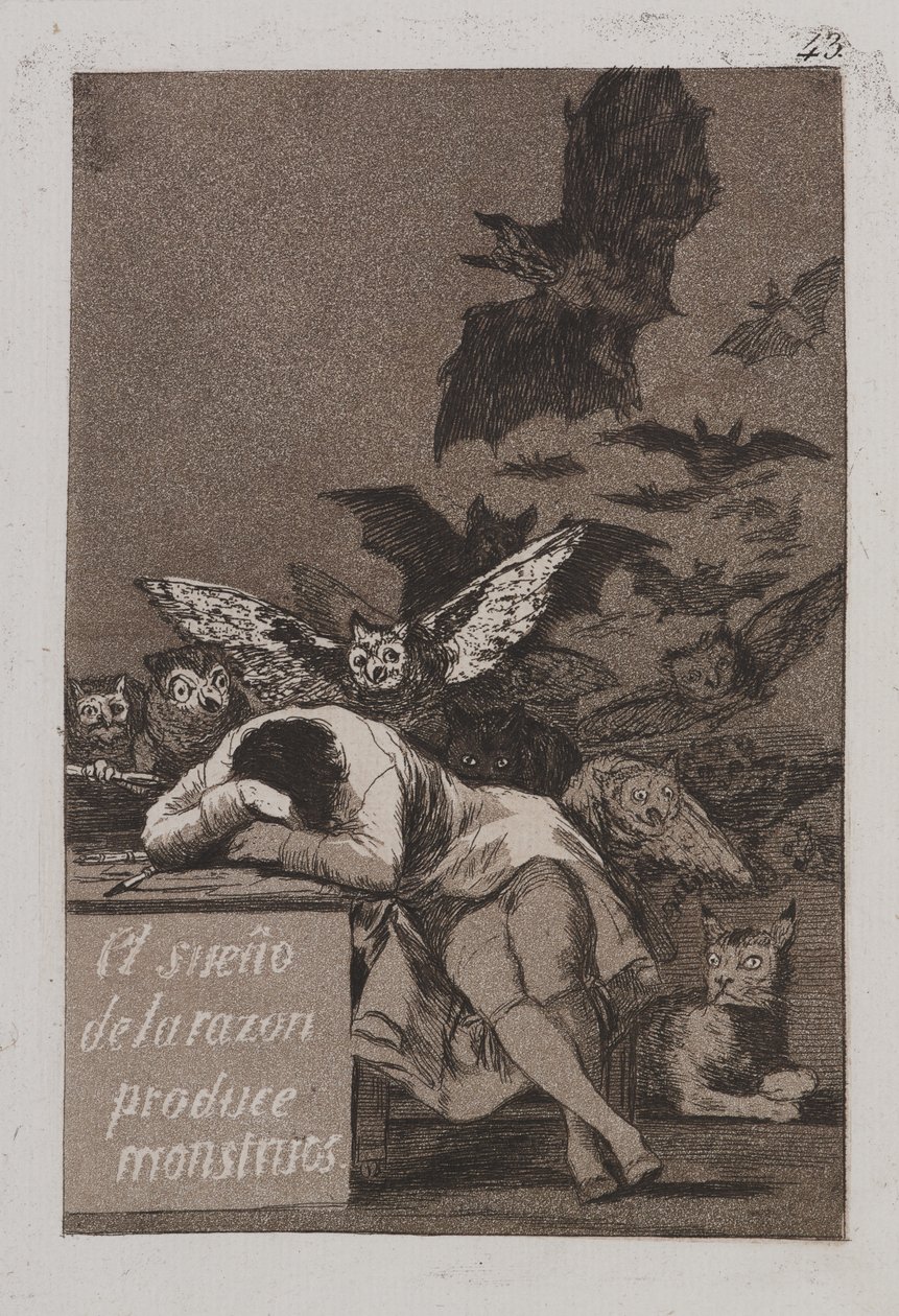 The Sleep of Reason produkuje monstra od Francisco de Goya