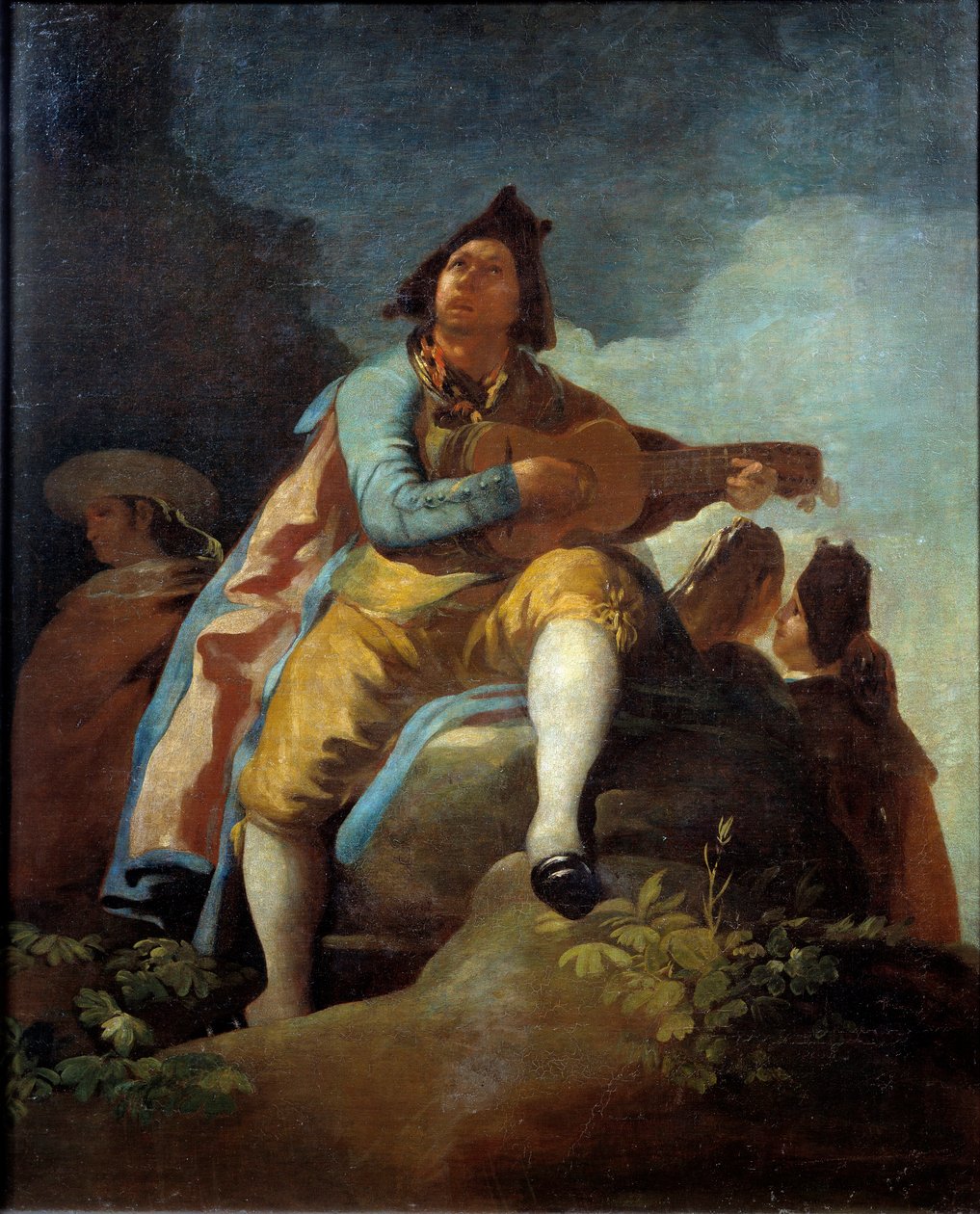 Elegantní kytara Obraz Francisco de Goya (1746-1828) Slunce z 19. století. 1,37x1,12 m Madrid, muzeum Prado od Francisco de Goya