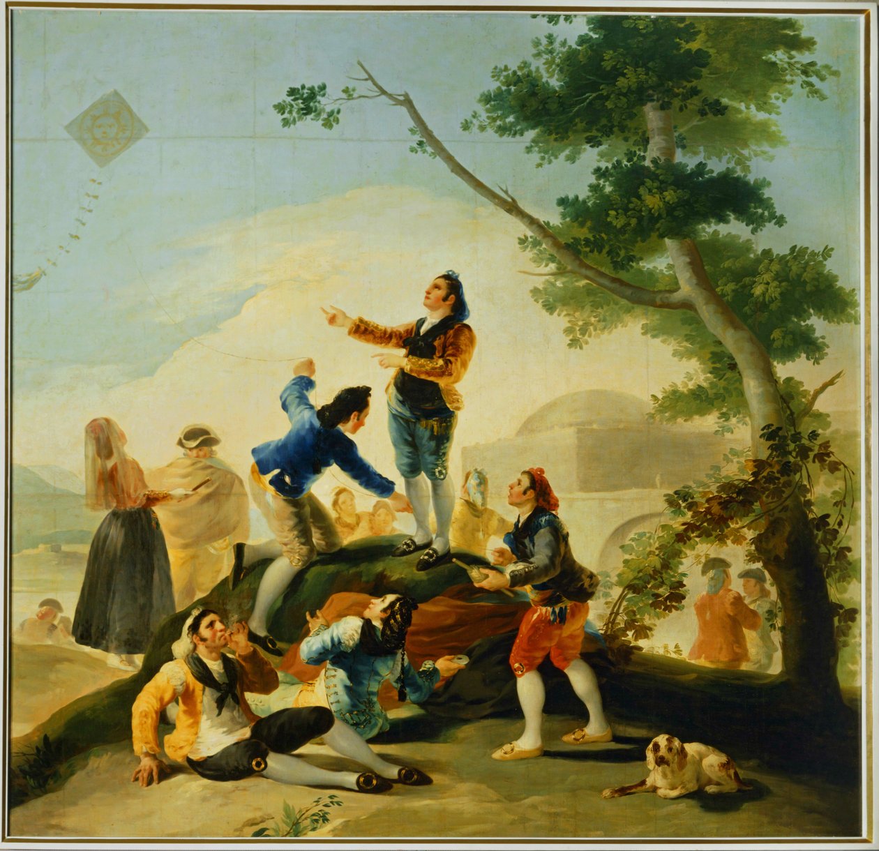 Kresba draka pro gobelín v Pradu ... (malba na plátně) od Francisco Jose de Goya y Lucientes