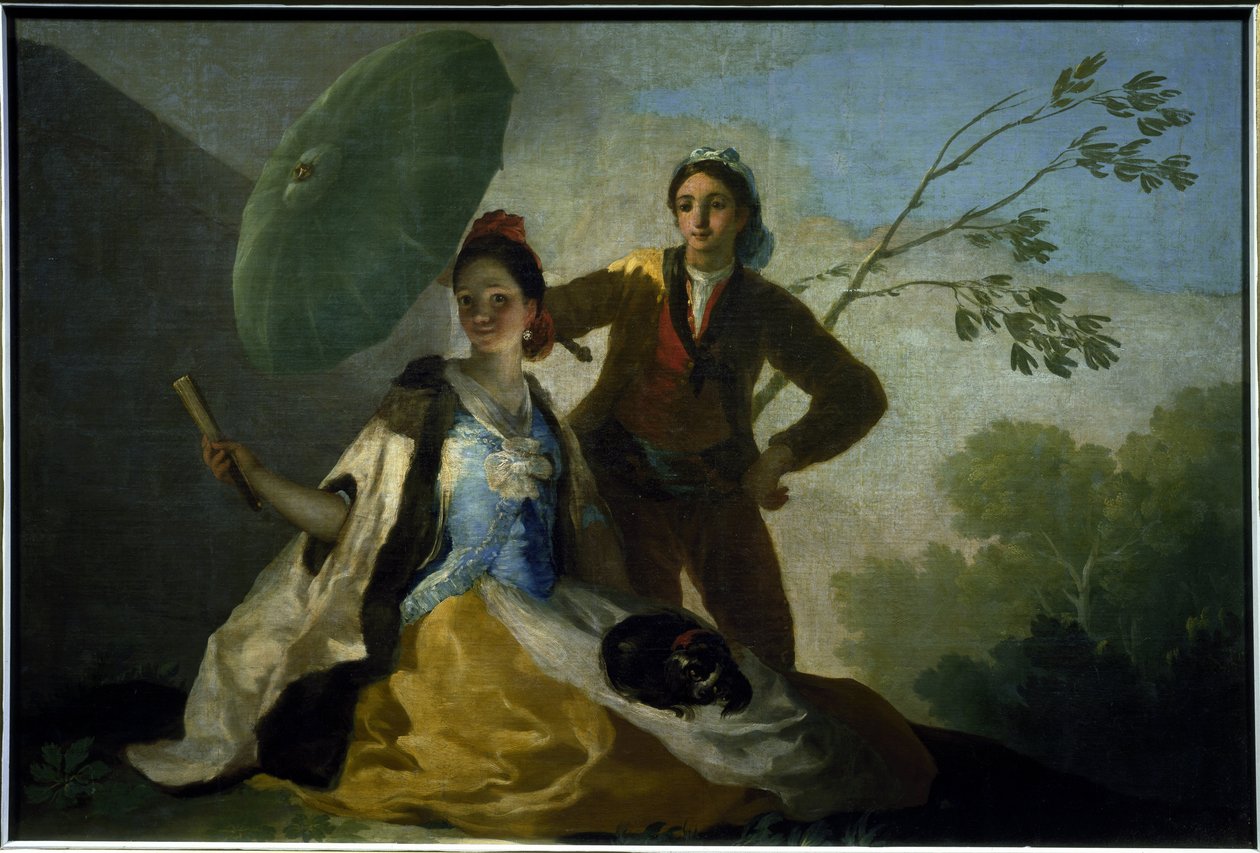 Slunečník - Obraz Francisco Goya y Lucientes od Francisco de Goya