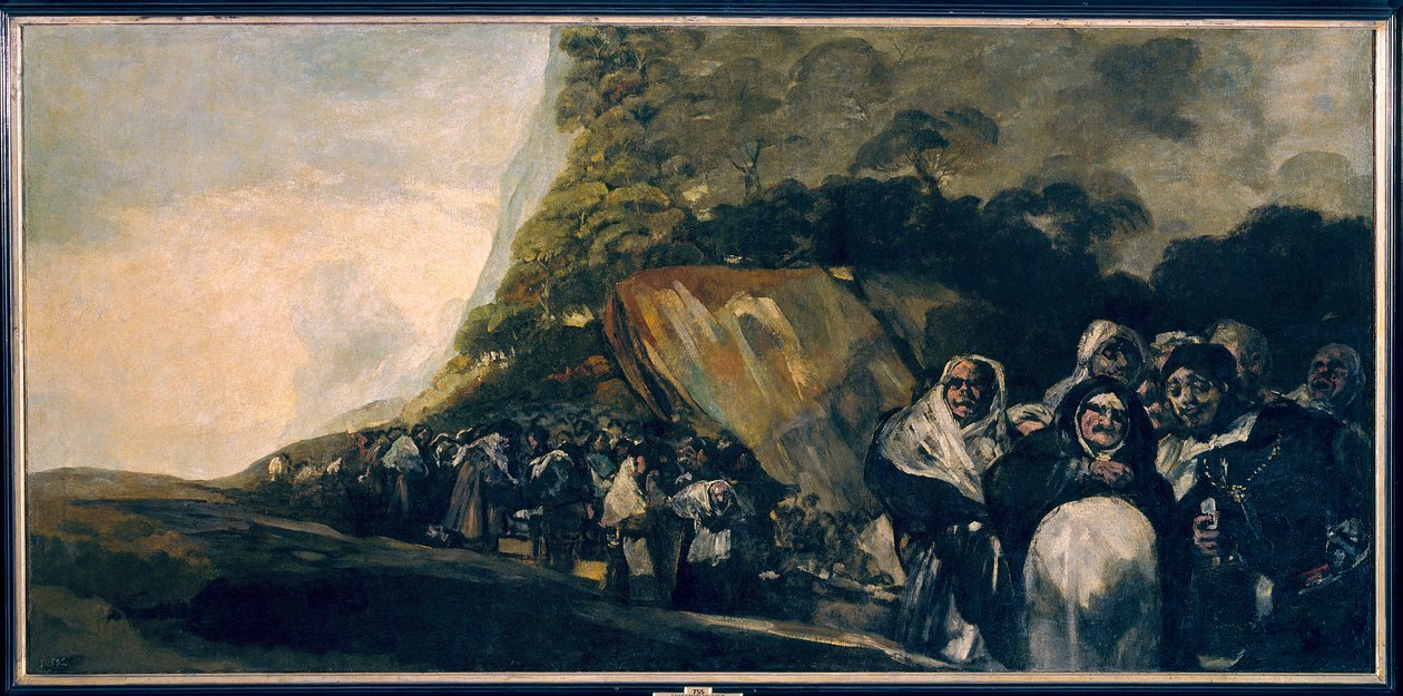 Pelerinage má zdroj San Isidro Painting od Francisca de Goya (1746-1828) 19. století Madrid. Muzeum Prado od Francisco de Goya